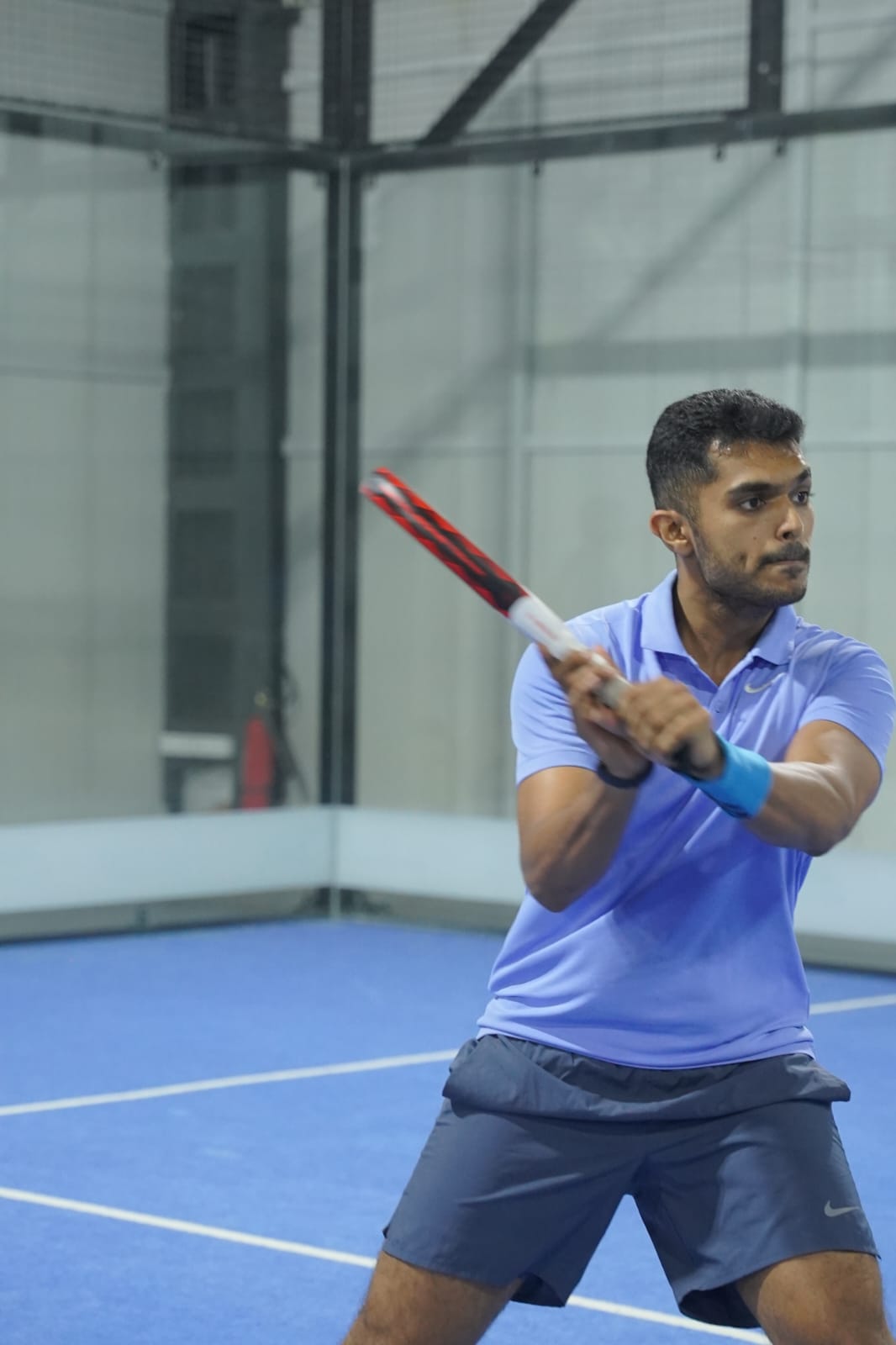 Manav Peshwani, padel coach in Pune